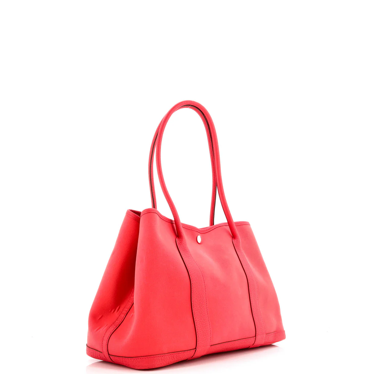 Garden Party Tote Toile and Leather 36 - Deep Luxury