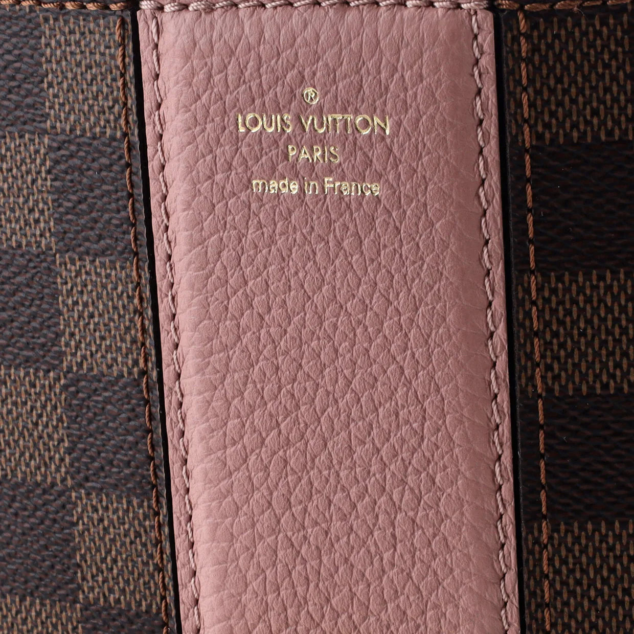 Wight Handbag Damier with Leather - Deep Luxury