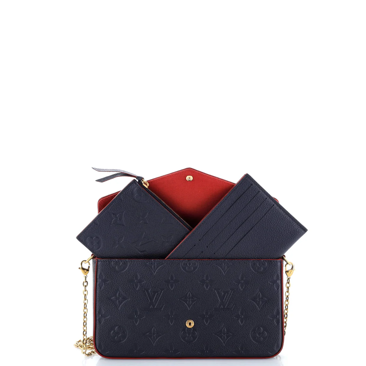 Felicie Pochette Monogram Empreinte Leather - Deep Luxury