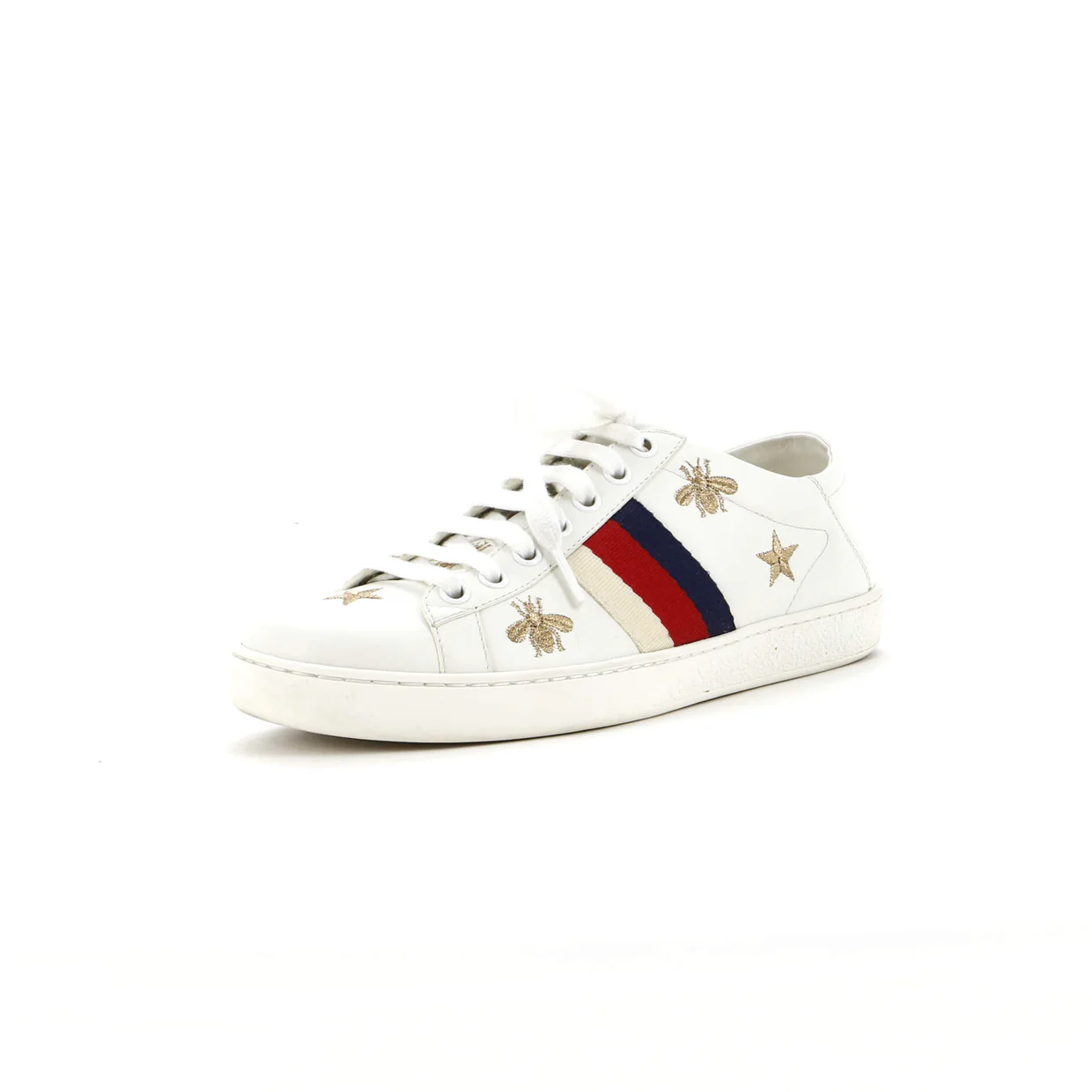 Ace Sneakers Embroidered Leather - Deep Luxury
