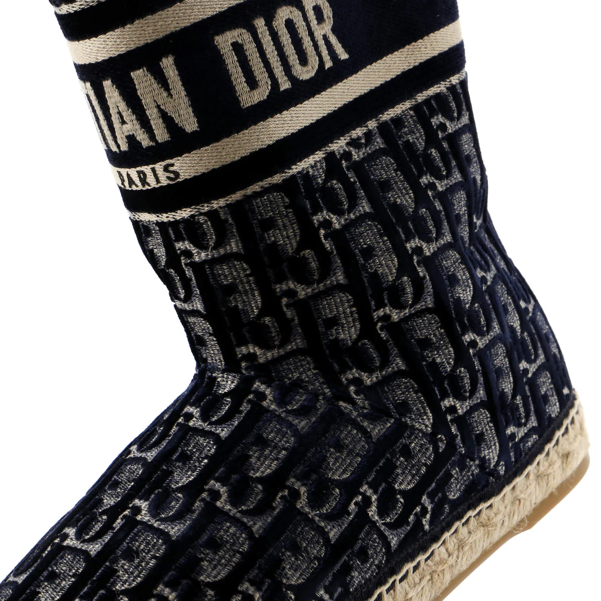 Women's Granville Espadrille Boots Velvet Oblique - Deep Luxury