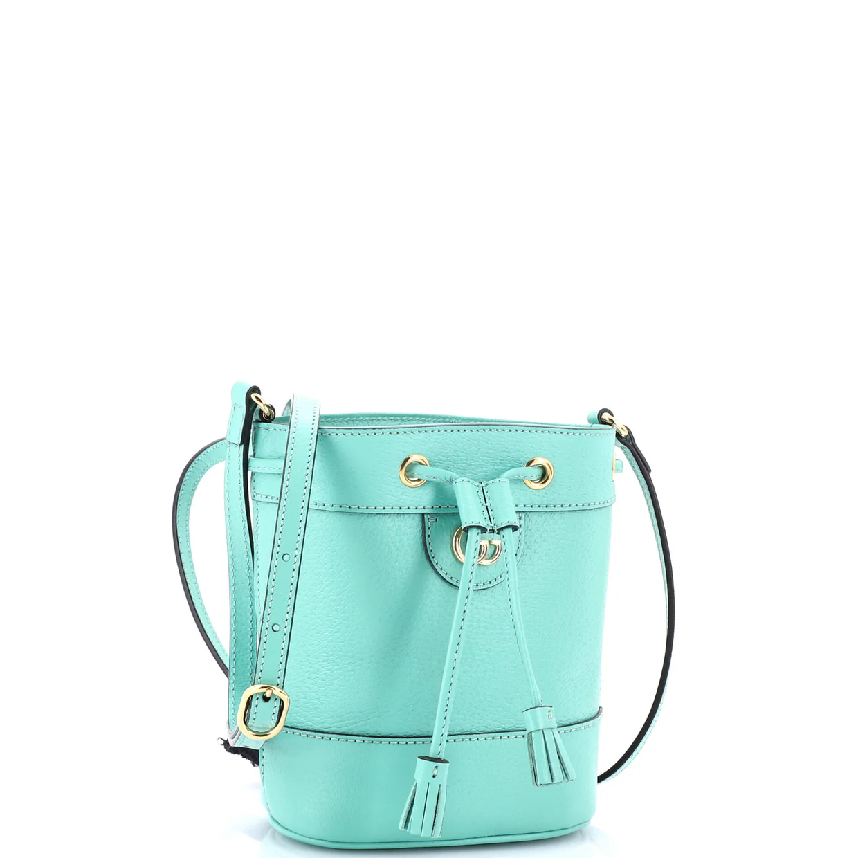 Ophidia Bucket Bag Leather Mini - Deep Luxury