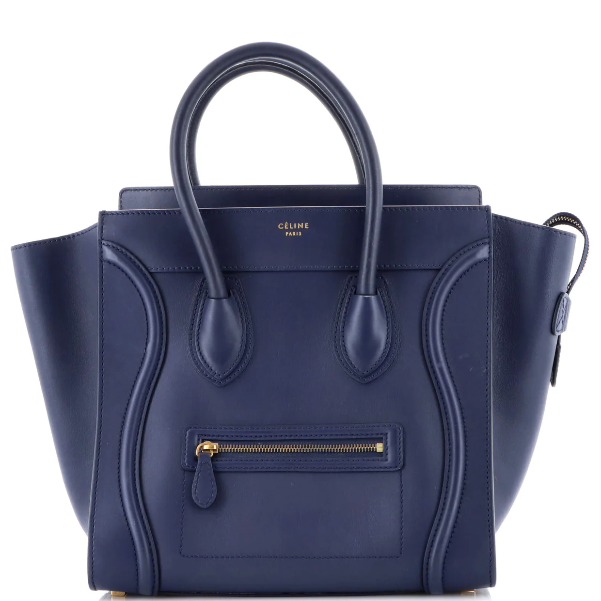 Luggage Bag Grainy Leather Mini - Deep Luxury