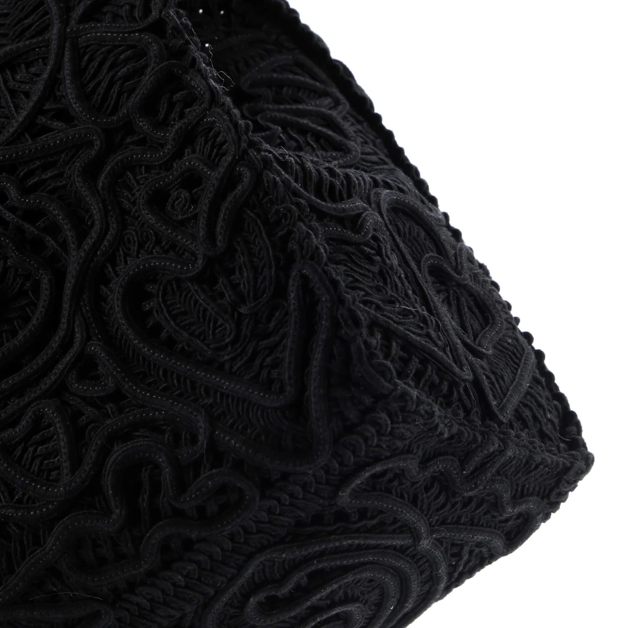 Beatrice Tote Bag Crochet Lace Jacquard Large - Deep Luxury