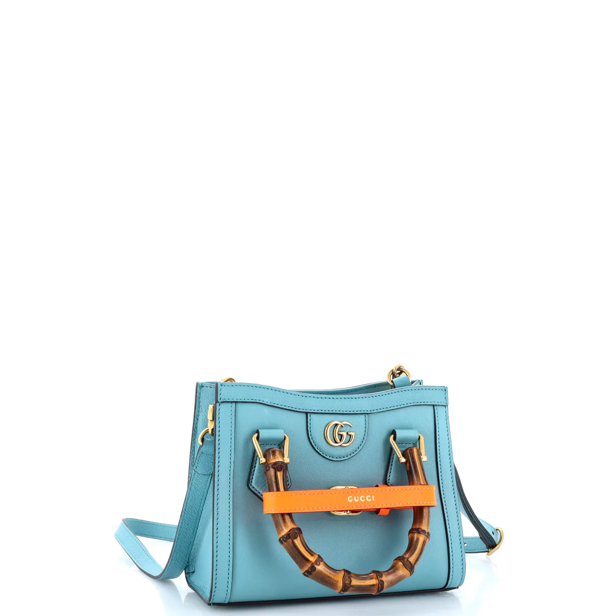 Diana NM Bamboo Handle Tote Leather Mini - Deep Luxury