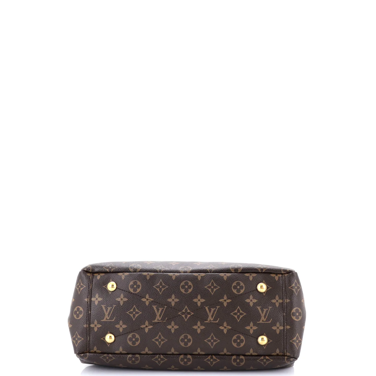 Pallas Tote Monogram Canvas with Leather - Deep Luxury