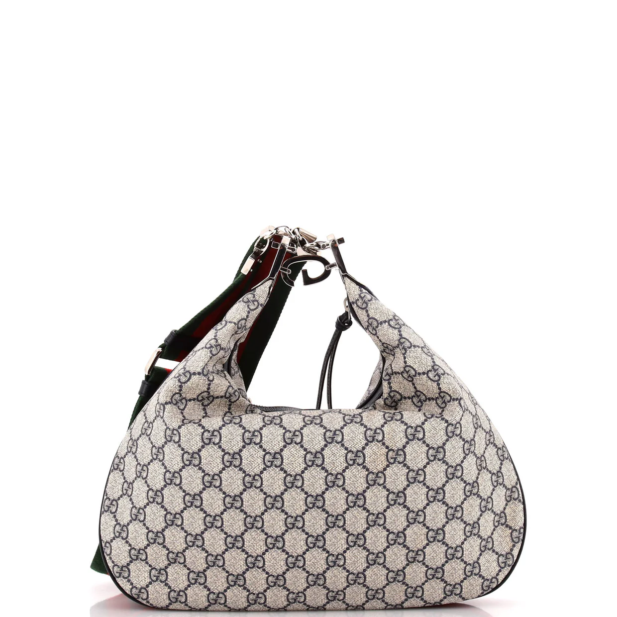 Attache Shoulder Bag GG Coated Canvas Medium - Deep Luxury
