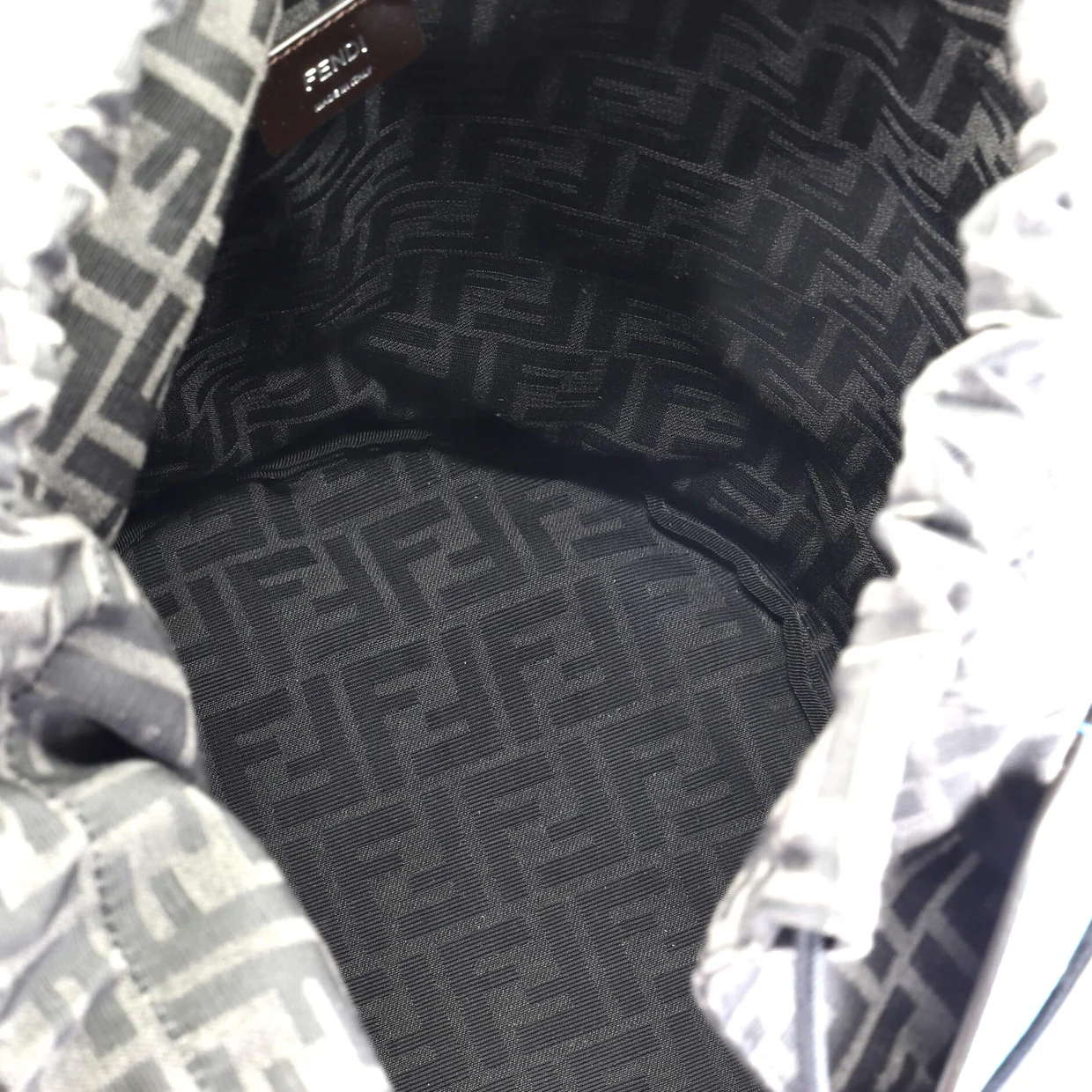 Step Out Bucket Bag Leather and Zucca Canvas Large - Deep Luxury