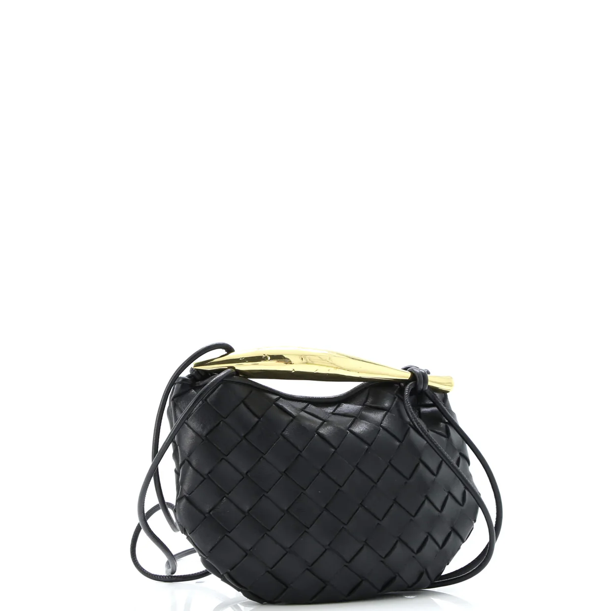 Sardine Top Handle Bag Intrecciato Nappa Mini - Deep Luxury