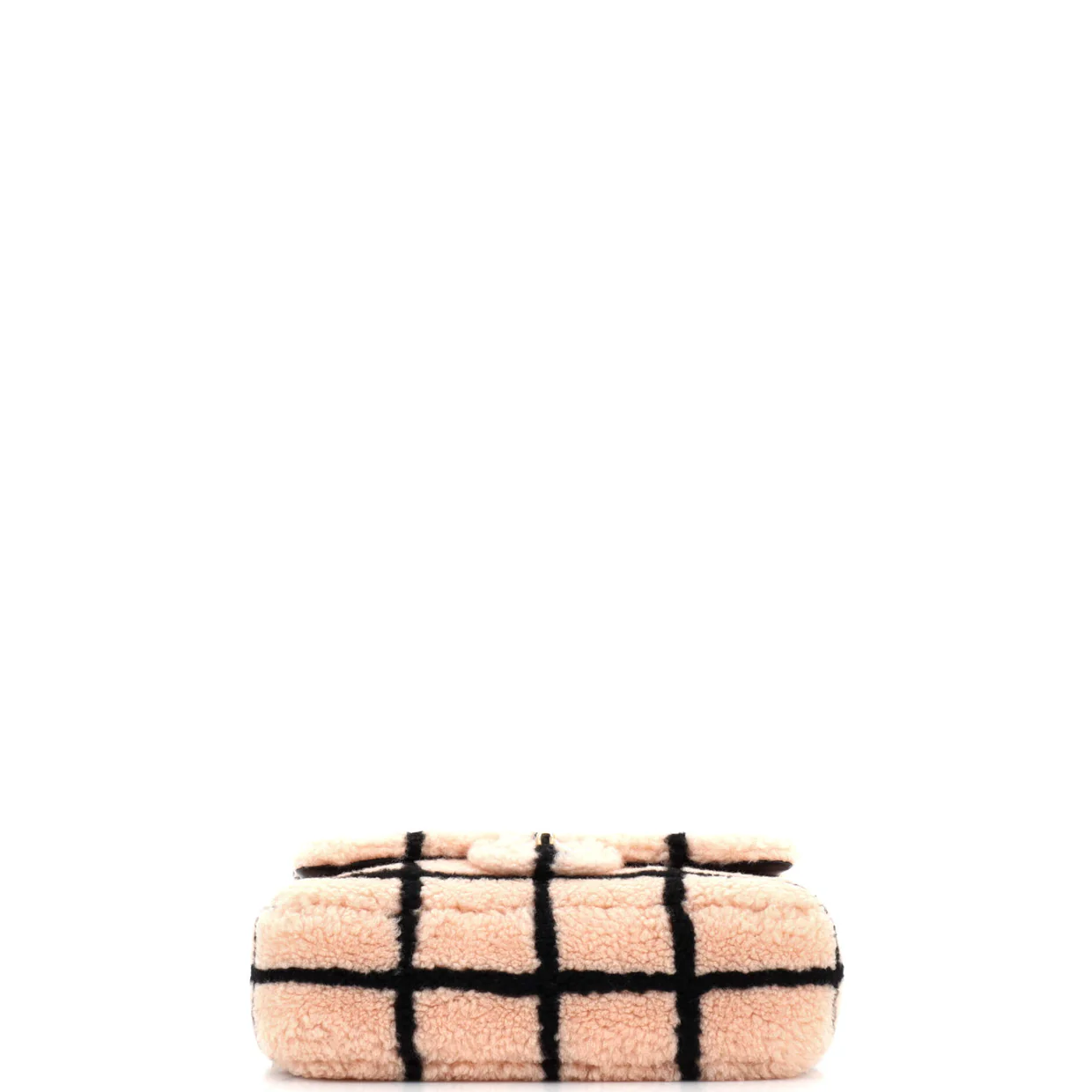 CC Flap Bag Square Printed Shearling Large - Deep Luxury