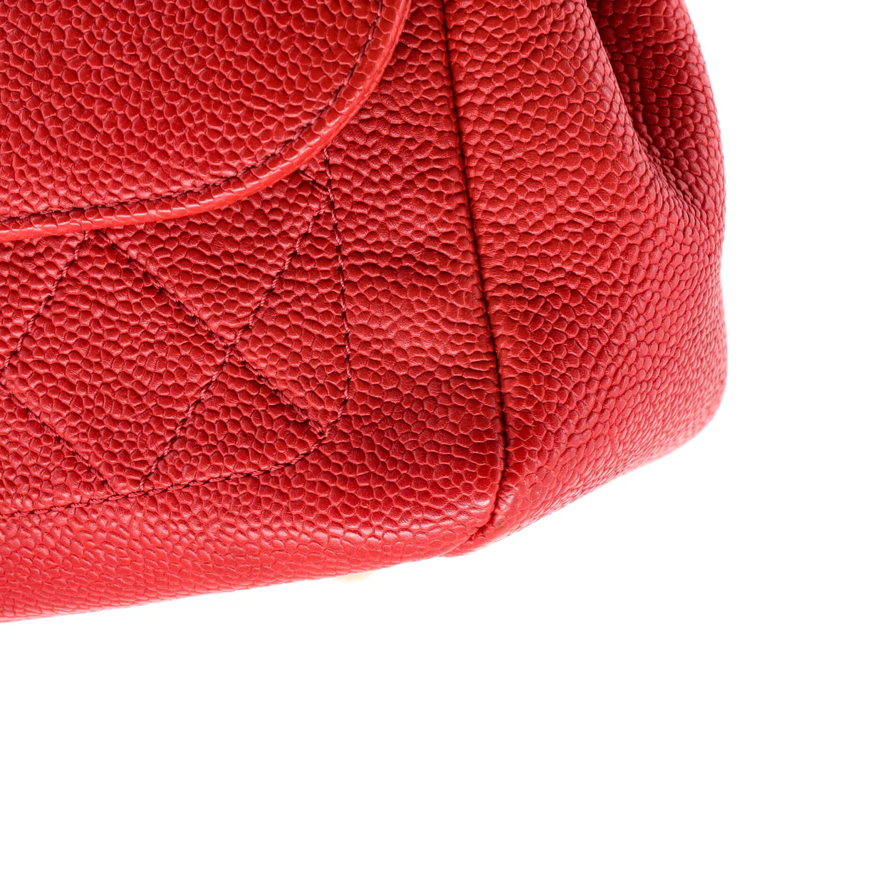 Data Center Back Pocket Flap Bag Caviar Medium - Deep Luxury