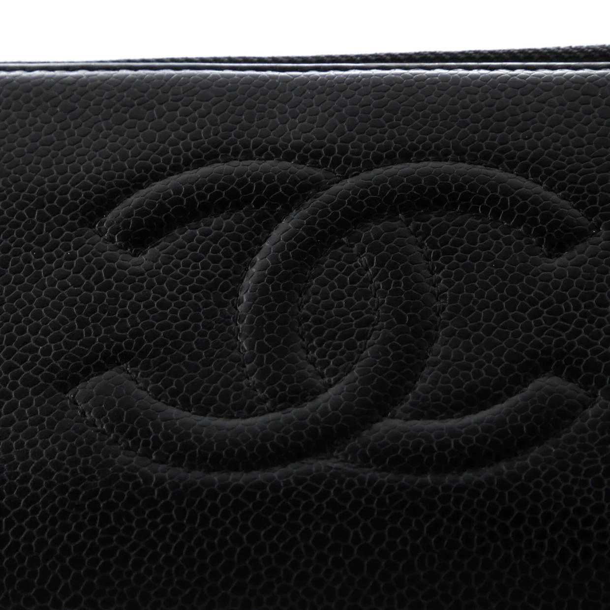 Timeless CC Zipped Wallet Caviar Long - Deep Luxury
