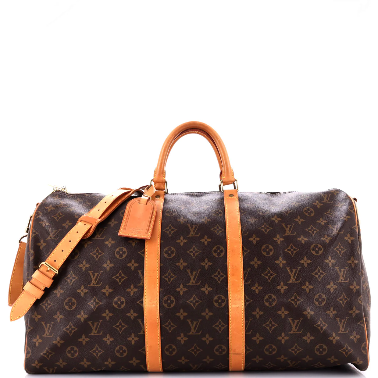 Keepall Bandouliere Bag Monogram Canvas 50 - Deep Luxury