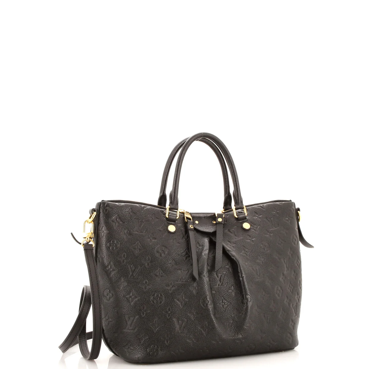 Mazarine Handbag Monogram Empreinte Leather MM - Deep Luxury