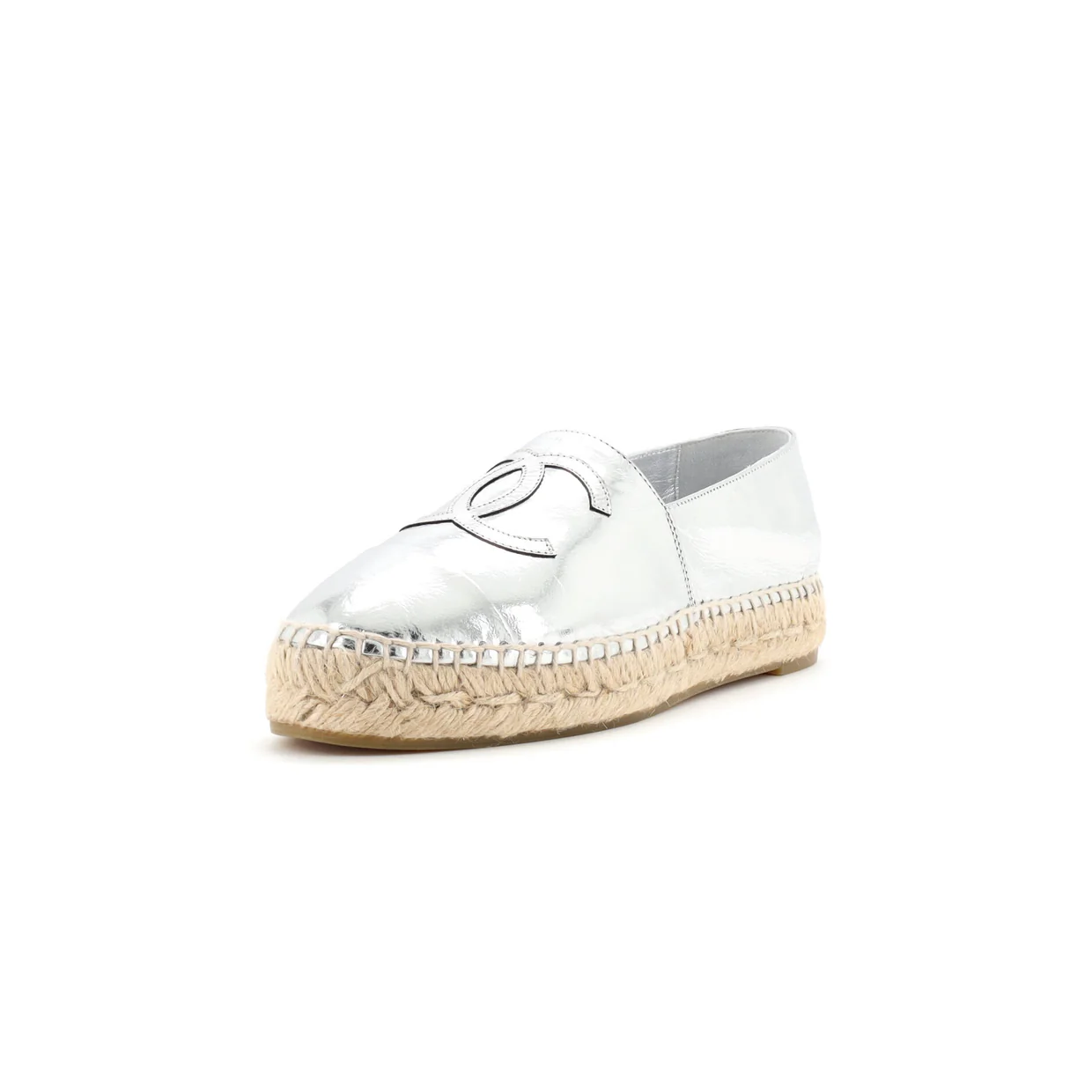 Women's CC Cap Toe Espadrilles Leather - Deep Luxury