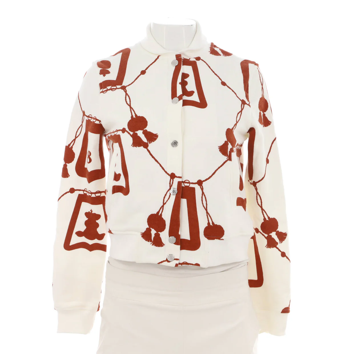 Women's Button Up Jacket Printed Cotton - Deep Luxury