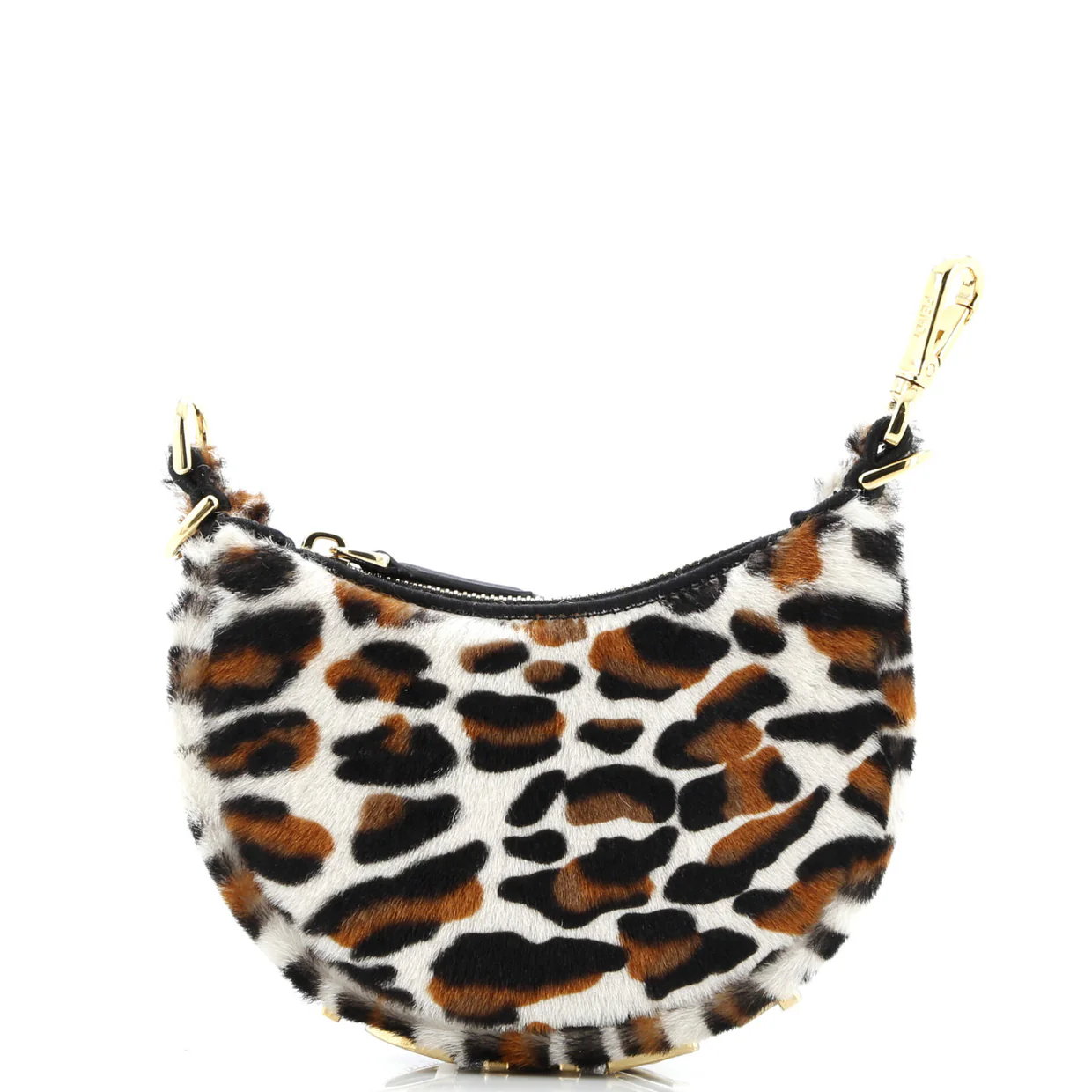 Fendigraphy Bag Printed Pony Hair Nano - Deep Luxury
