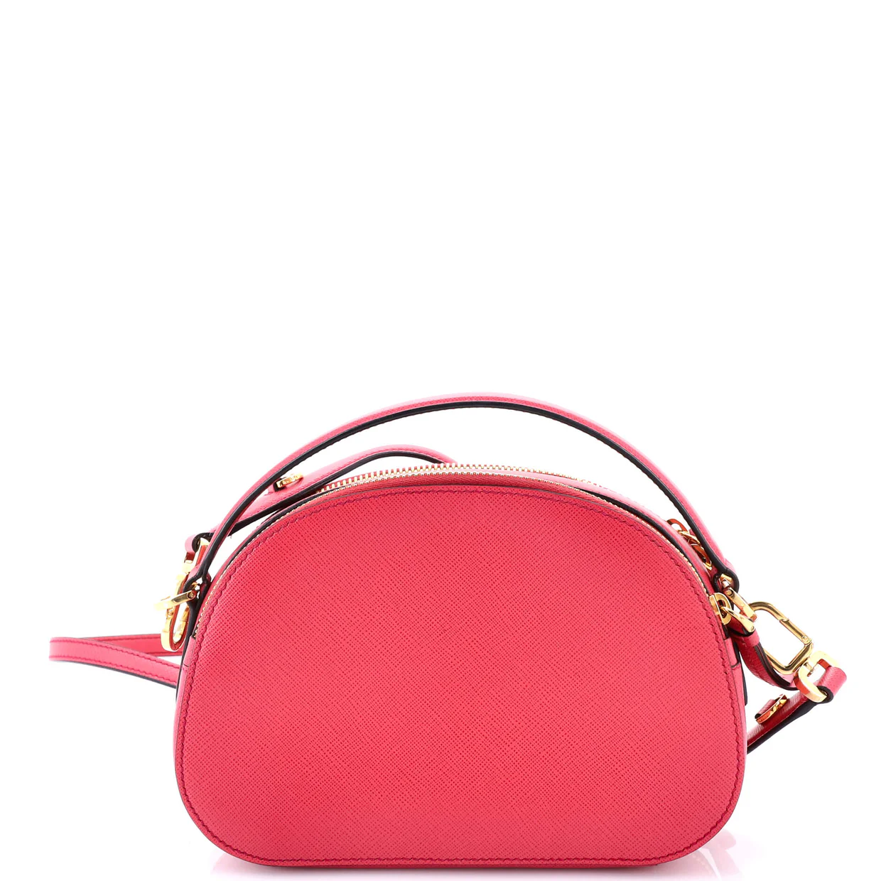 Odette Top Handle Bag Saffiano Leather Small - Deep Luxury