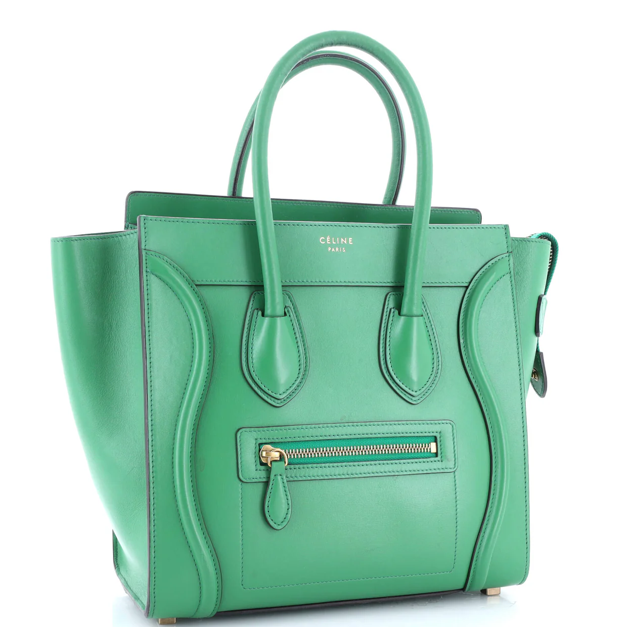 Luggage Bag Smooth Leather Micro - Deep Luxury