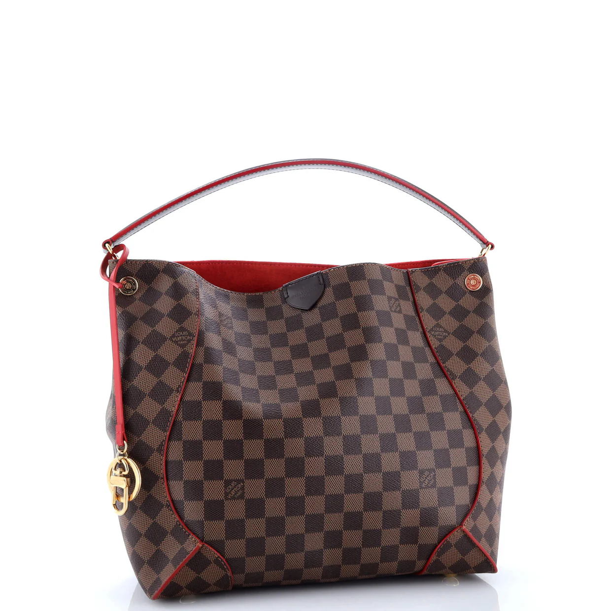 Caissa Hobo Damier with Leather - Deep Luxury