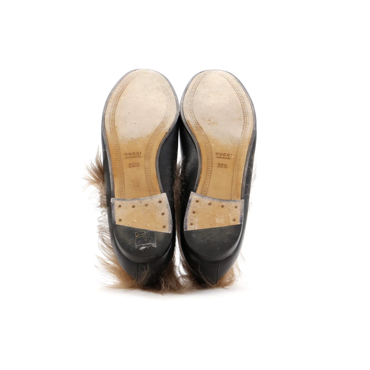 Women's Jordaan Loafers Leather with Fur - Deep Luxury