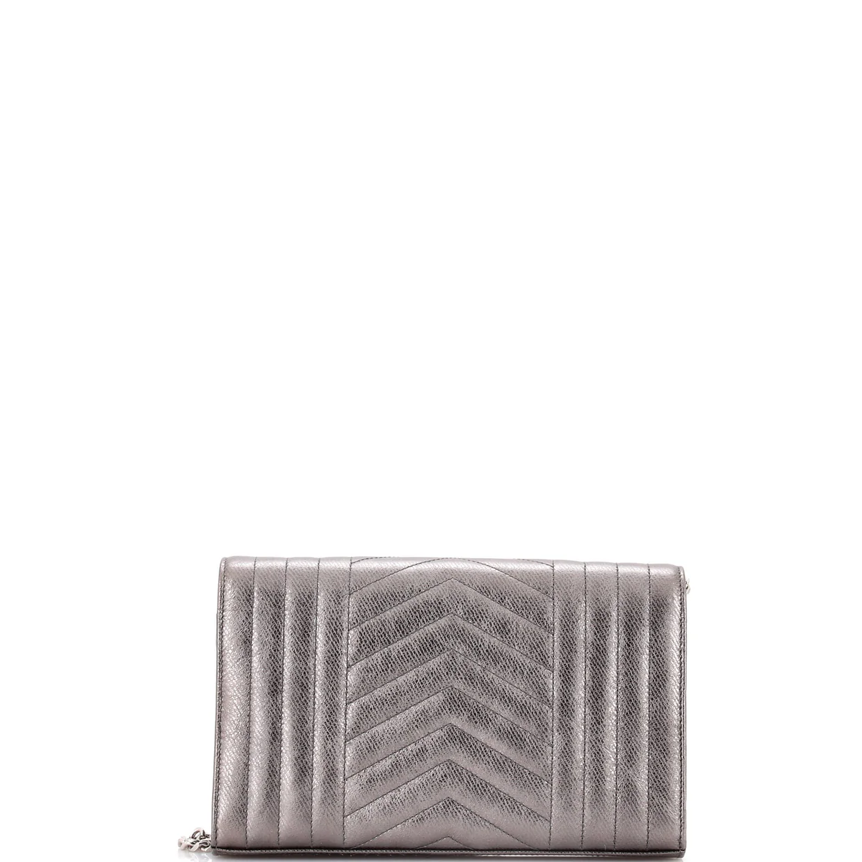 Classic Monogram Chain Wallet Mixed Matelasse Leather Medium - Deep Luxury