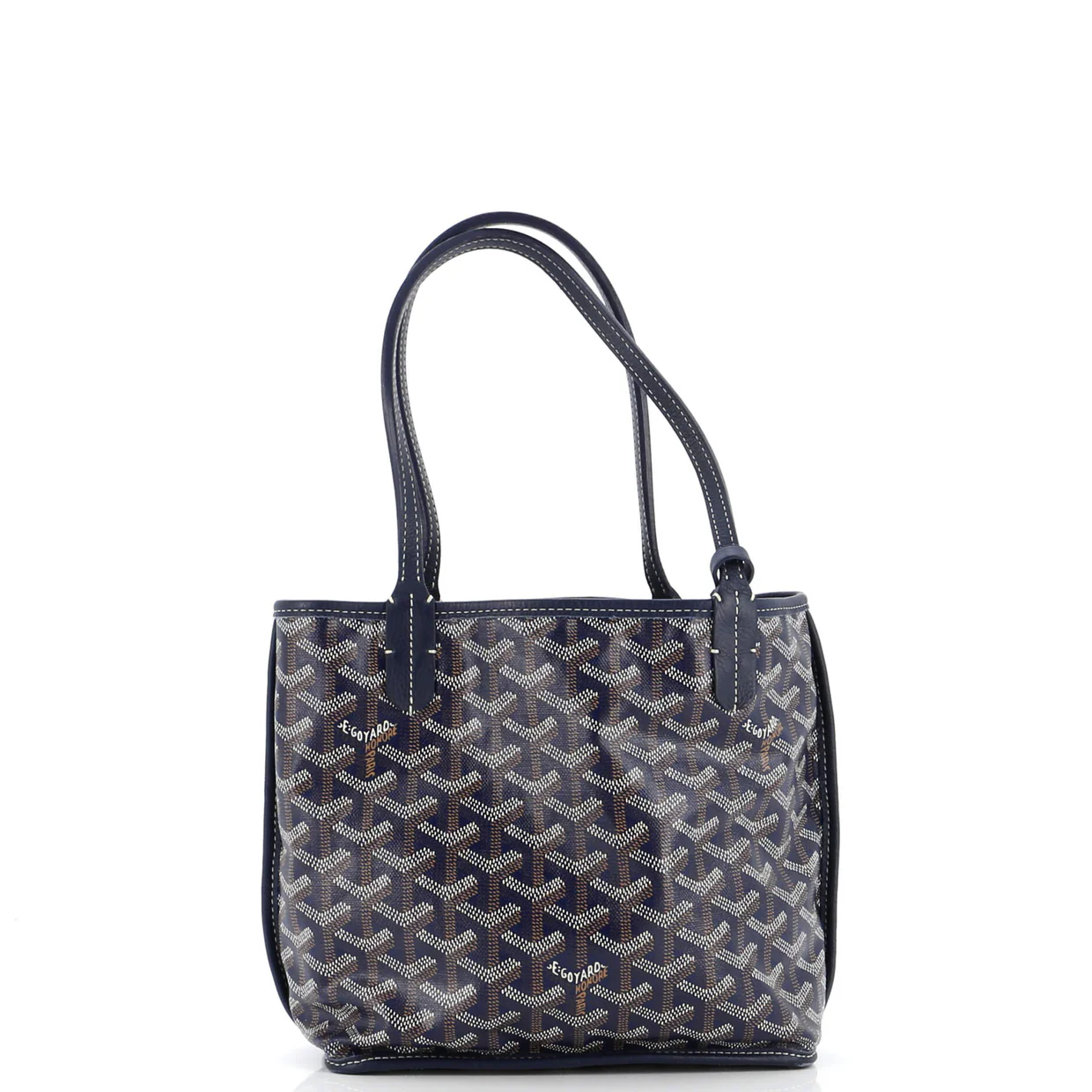 Anjou Reversible Tote Coated Canvas Mini - Deep Luxury