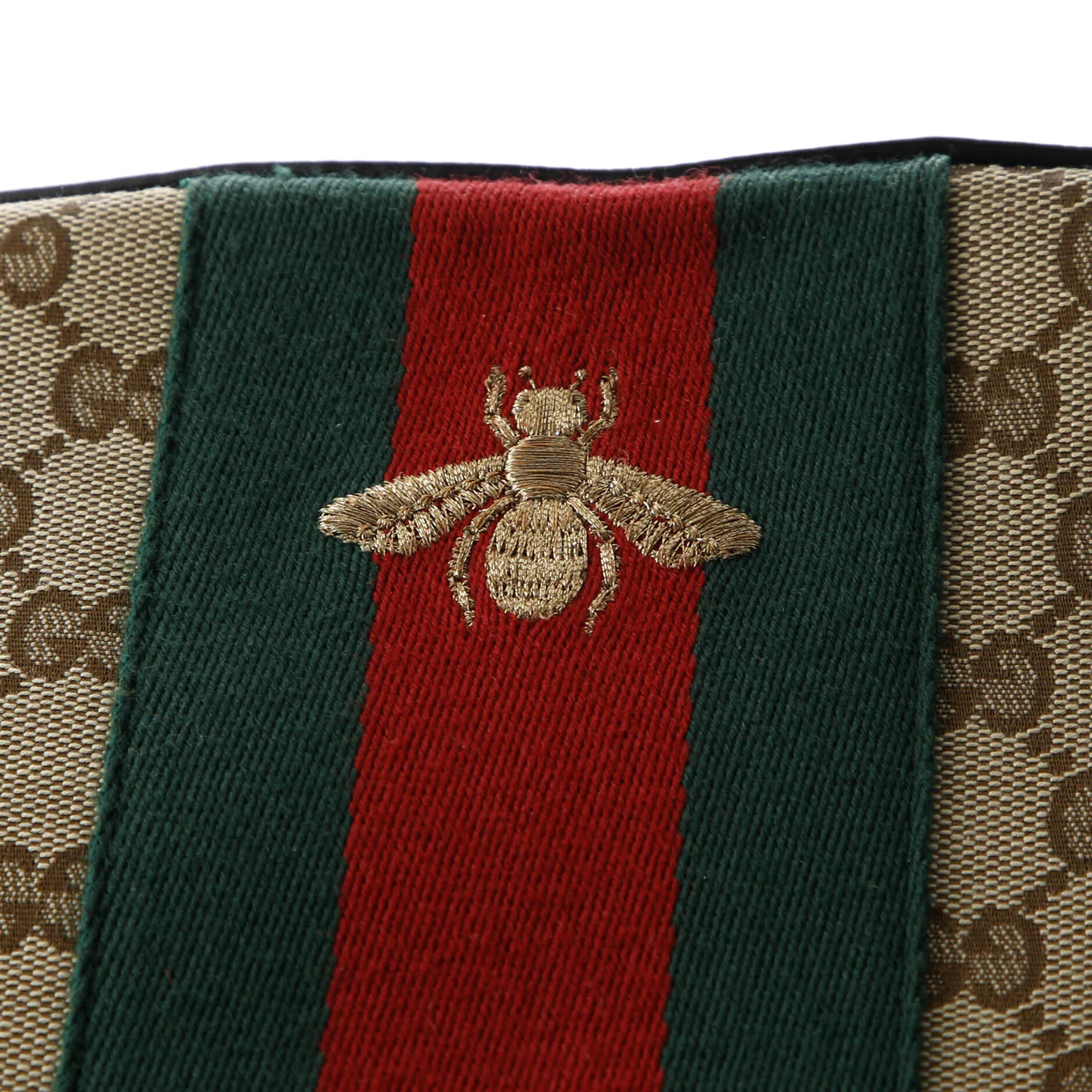 Bee Web Camera Bag GG Canvas - Deep Luxury