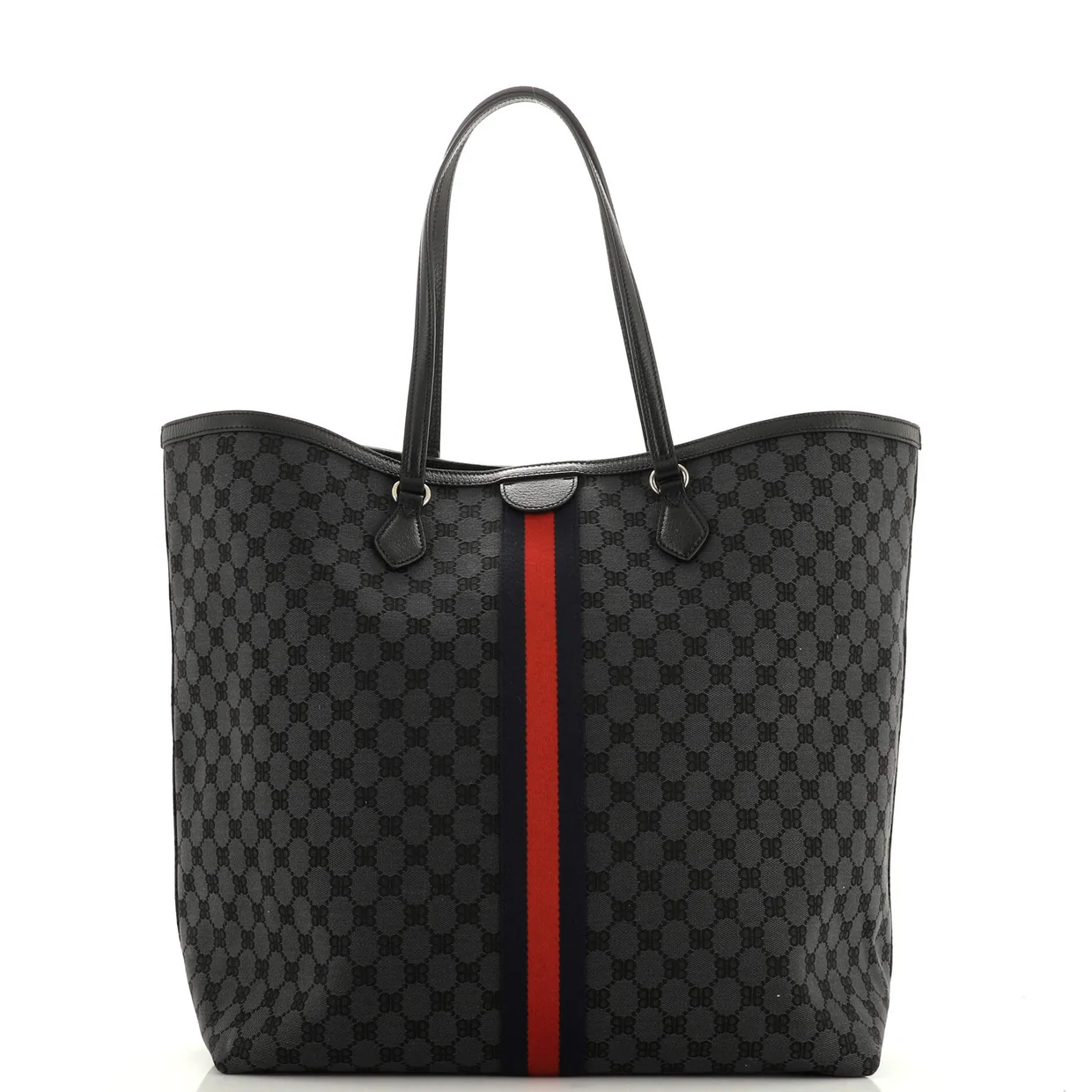 x Gucci The Hacker Project Tote Graffiti BB Canvas Large - Deep Luxury