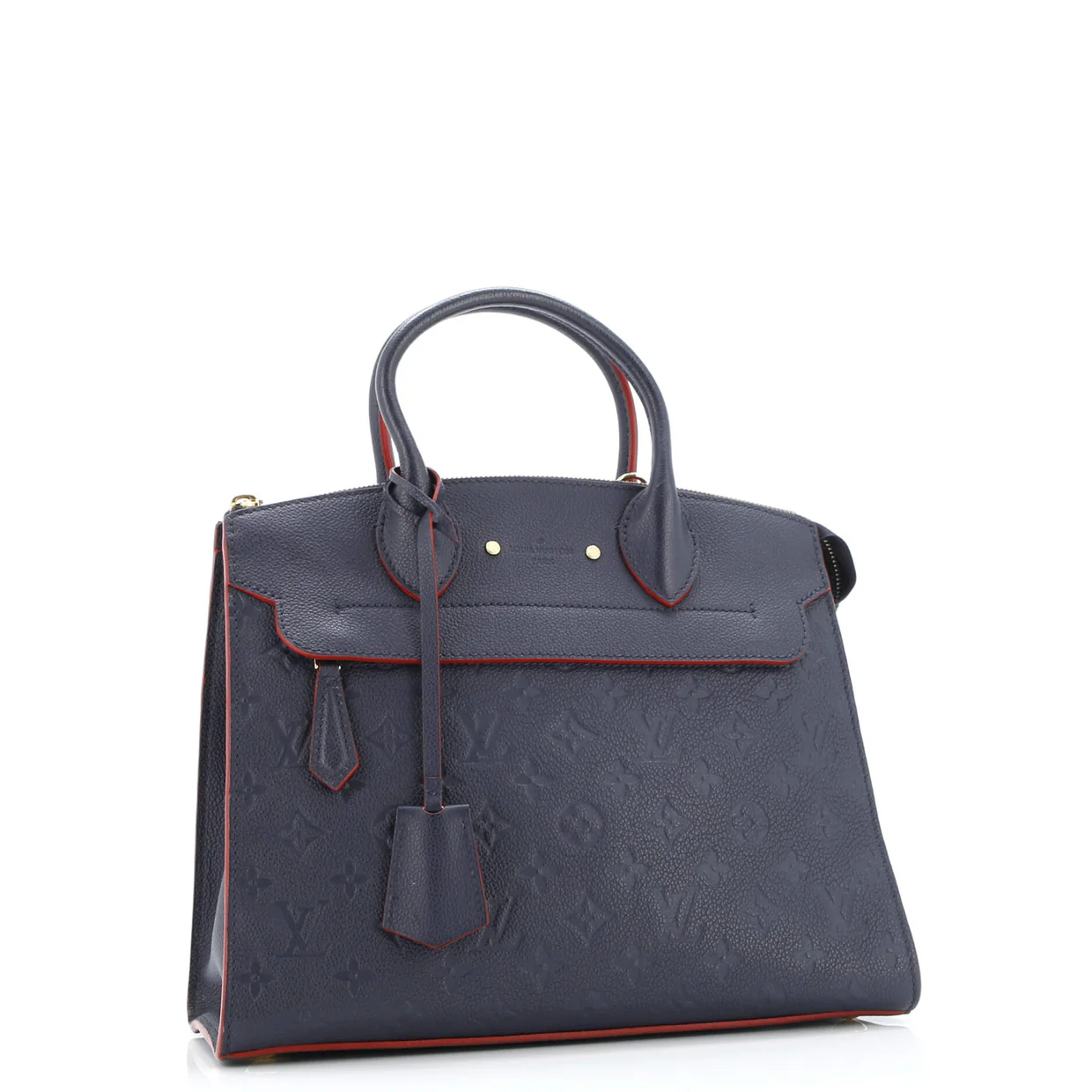 Pont Neuf Handbag Monogram Empreinte Leather MM - Deep Luxury