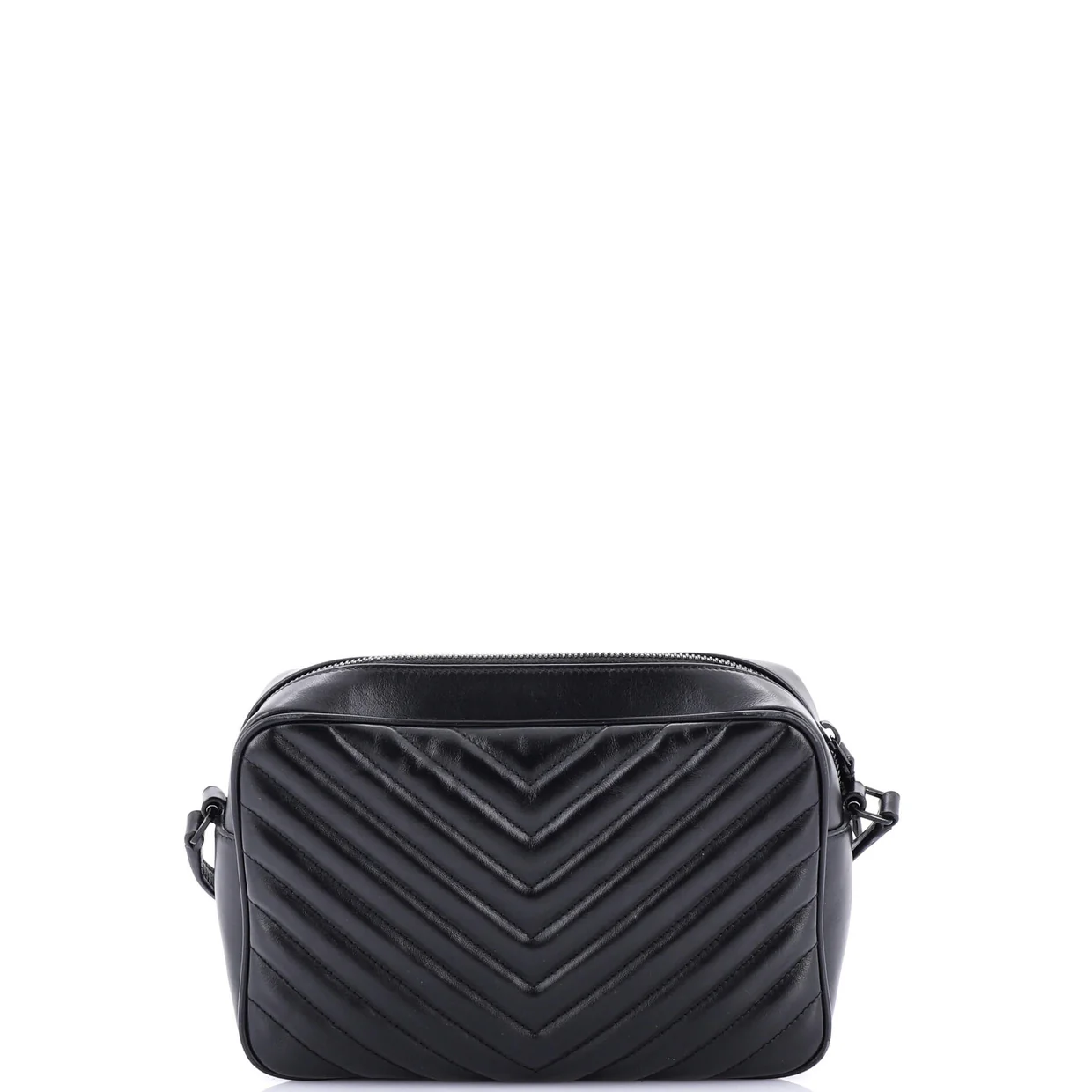 Lou Camera Bag Matelasse Chevron Leather Small - Deep Luxury