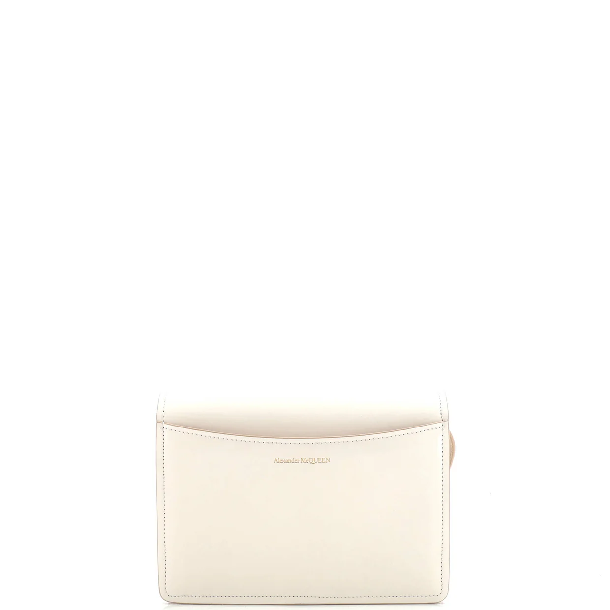 Four Ring Flap Shoulder Bag Leather Small - Deep Luxury