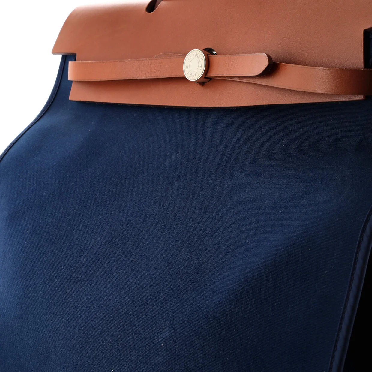 Herbag Zip Leather and Toile 39 - Deep Luxury