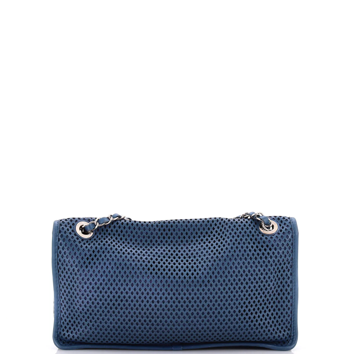 Up In The Air Flap Bag Perforated Leather Medium - Deep Luxury