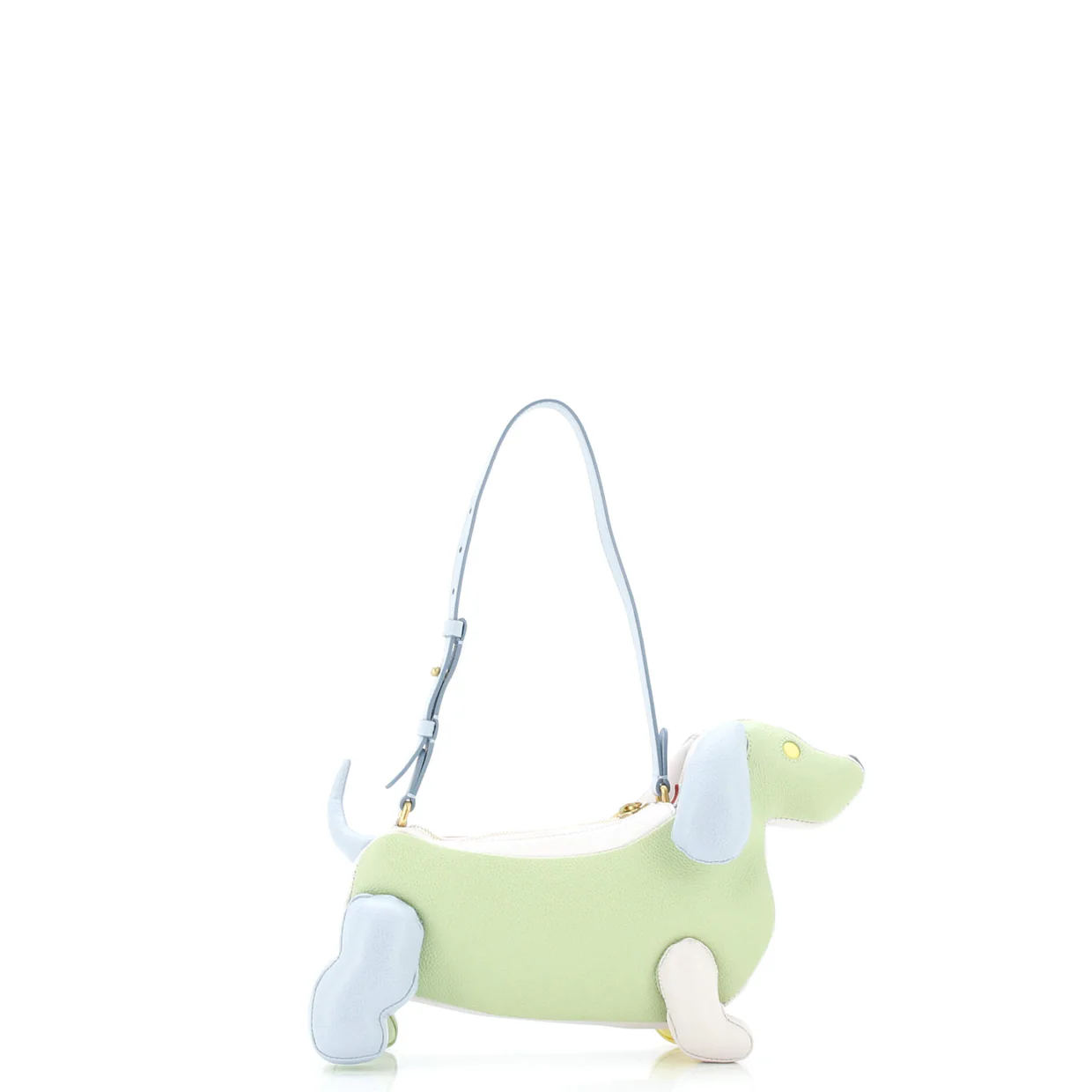 Hector Dog Baguette Shoulder Bag Leather - Deep Luxury
