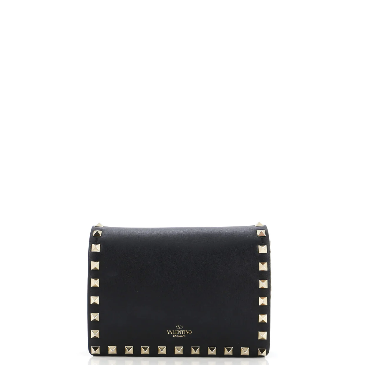 Rockstud Pouch Crossbody Bag Leather Mini - Deep Luxury