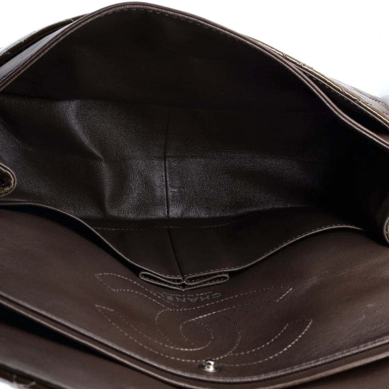 Reissue 2.55 Flap Bag Quilted Crinkled Patent 226 - Deep Luxury