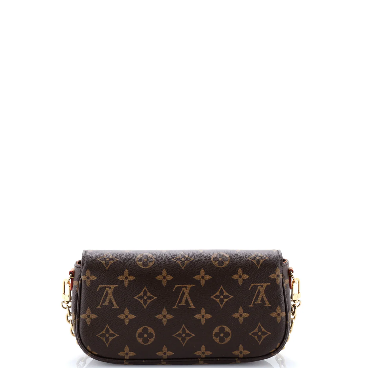 Ivy Wallet on Chain Monogram Canvas - Deep Luxury