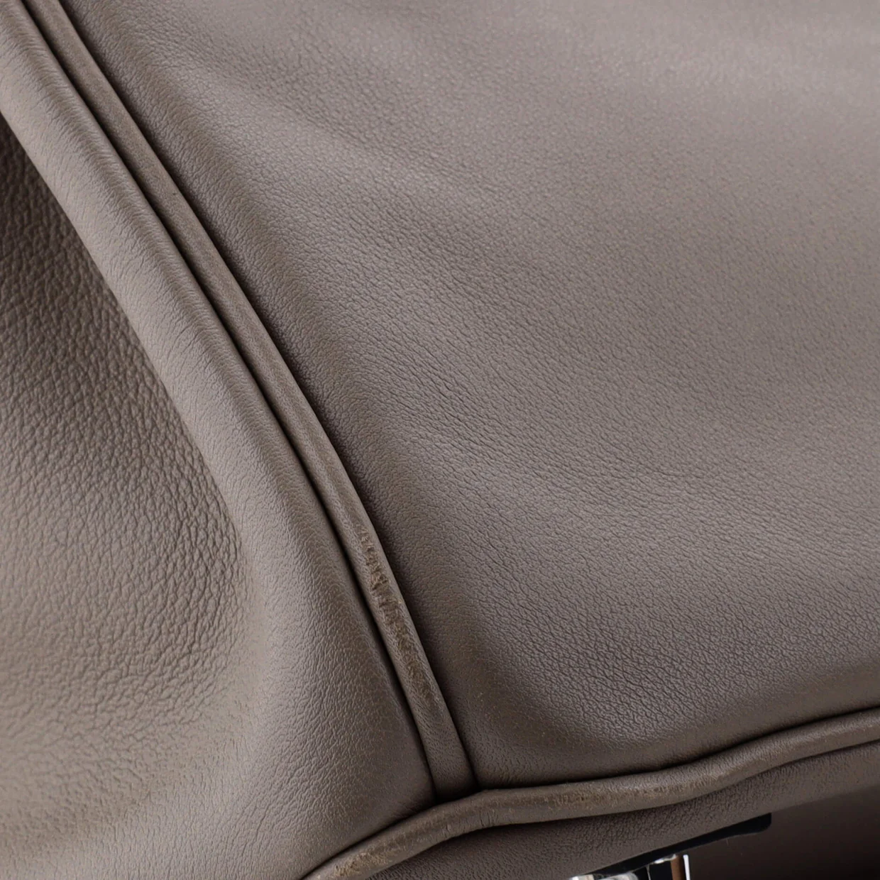 Birkin Handbag Grey Swift with Palladium Hardware 25 - Deep Luxury