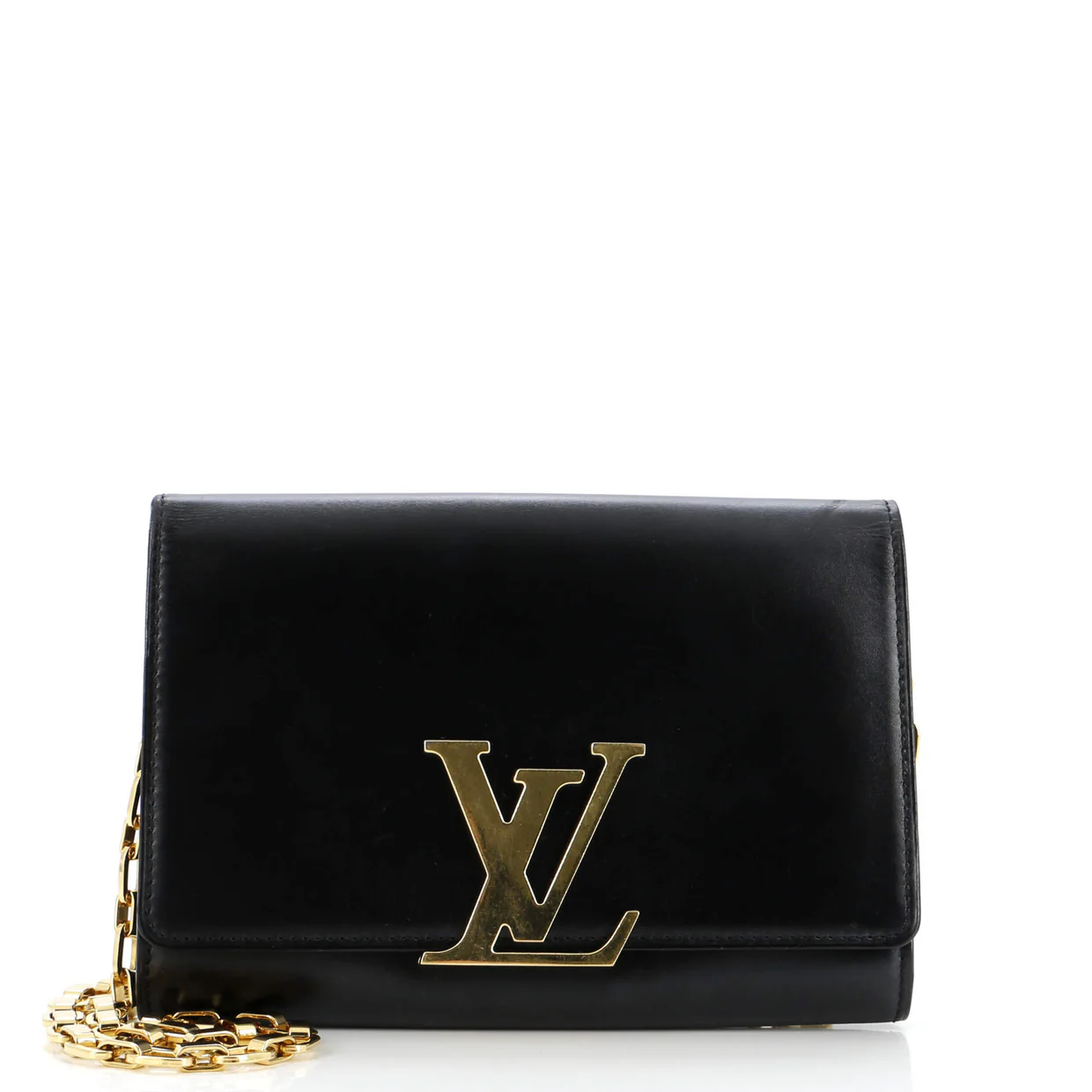 Chain Louise Clutch Leather MM - Deep Luxury