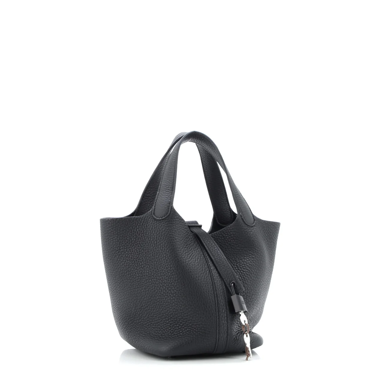 Monochrome Picotin Lock Bag Clemence PM - Deep Luxury