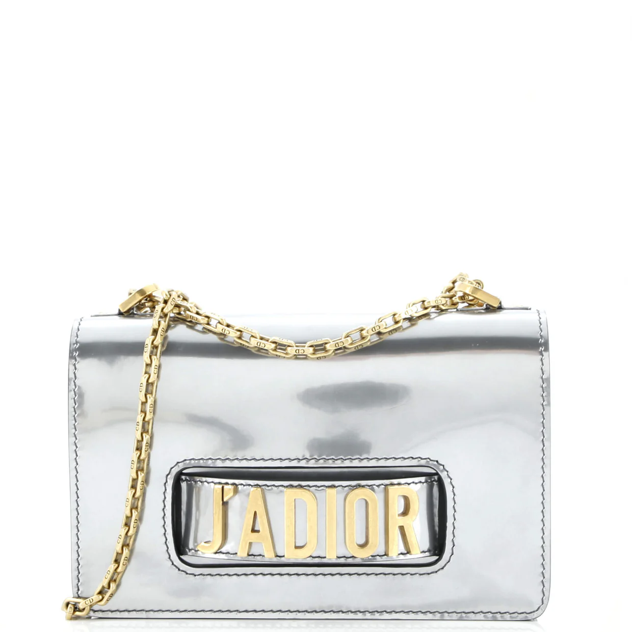 J'Adior Flap Bag Patent Medium - Deep Luxury