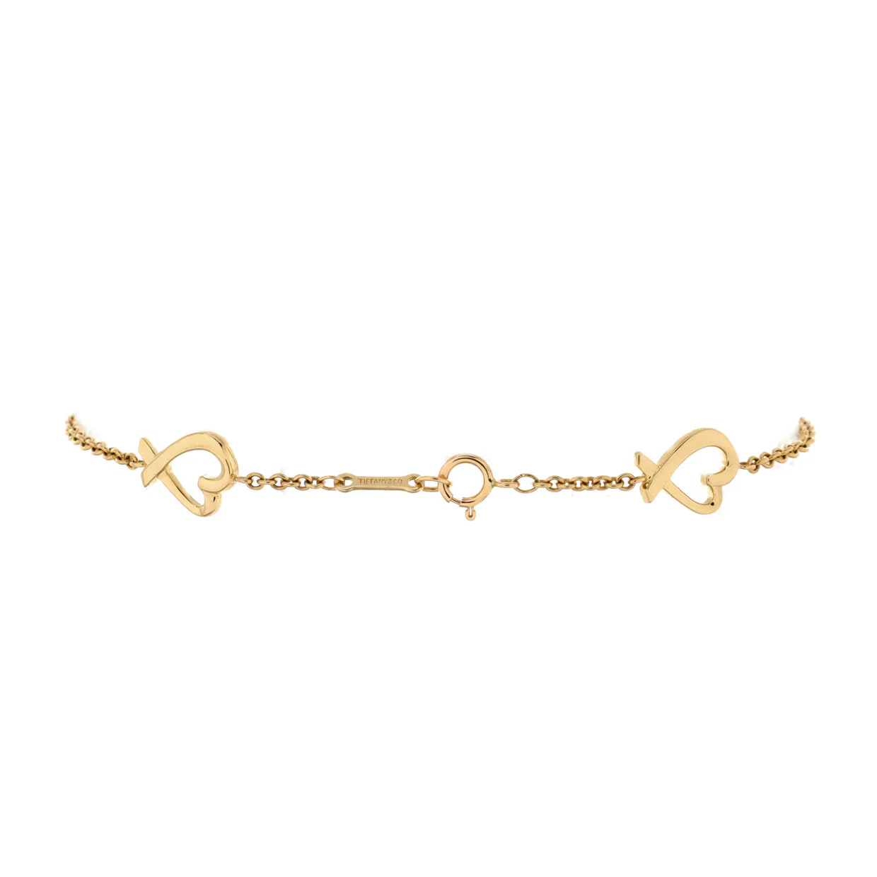 Paloma Picasso 4 Motif Loving Heart Bracelet 18K Yellow Gold - Deep Luxury