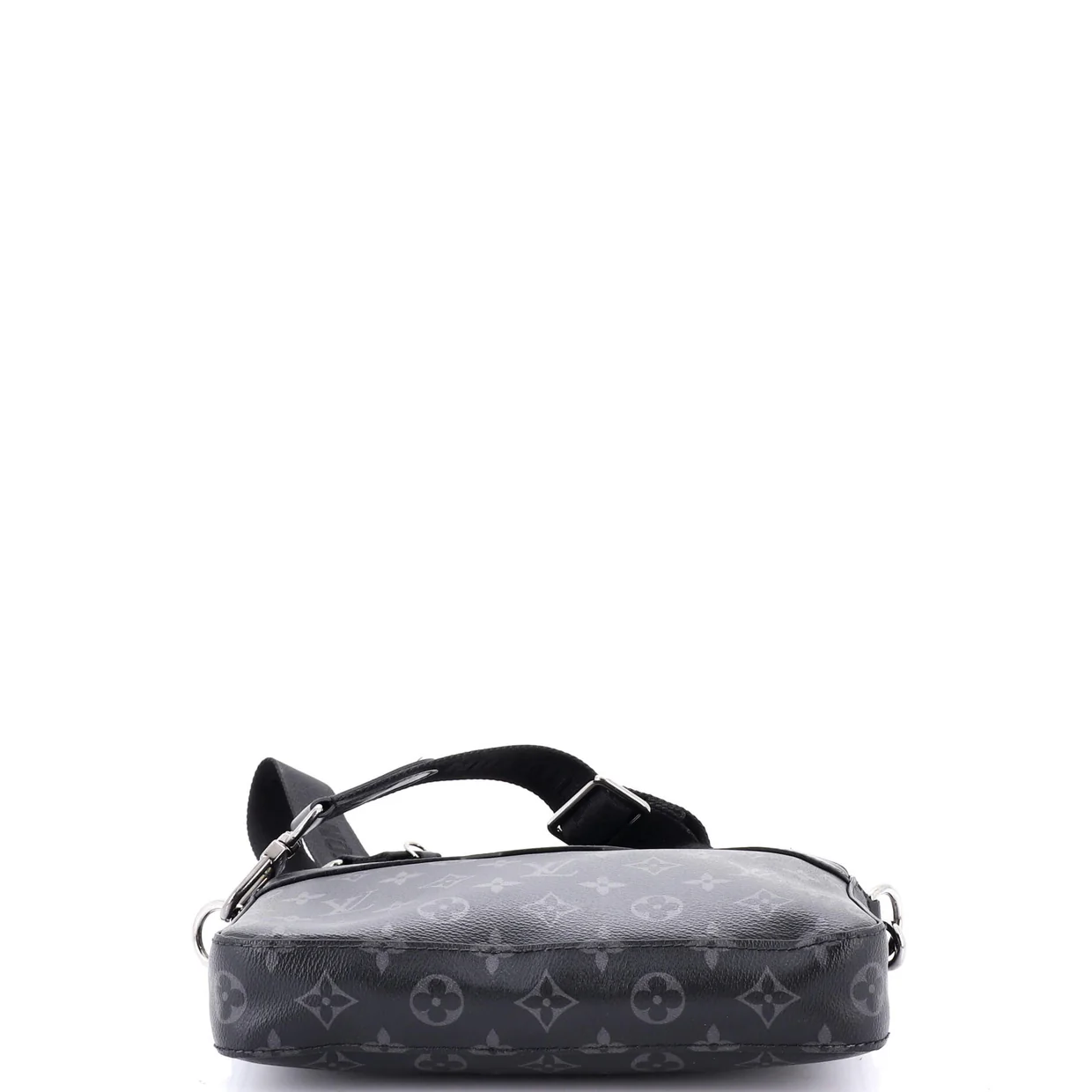 Trio Messenger Bag Reverse Monogram Eclipse Canvas - Deep Luxury