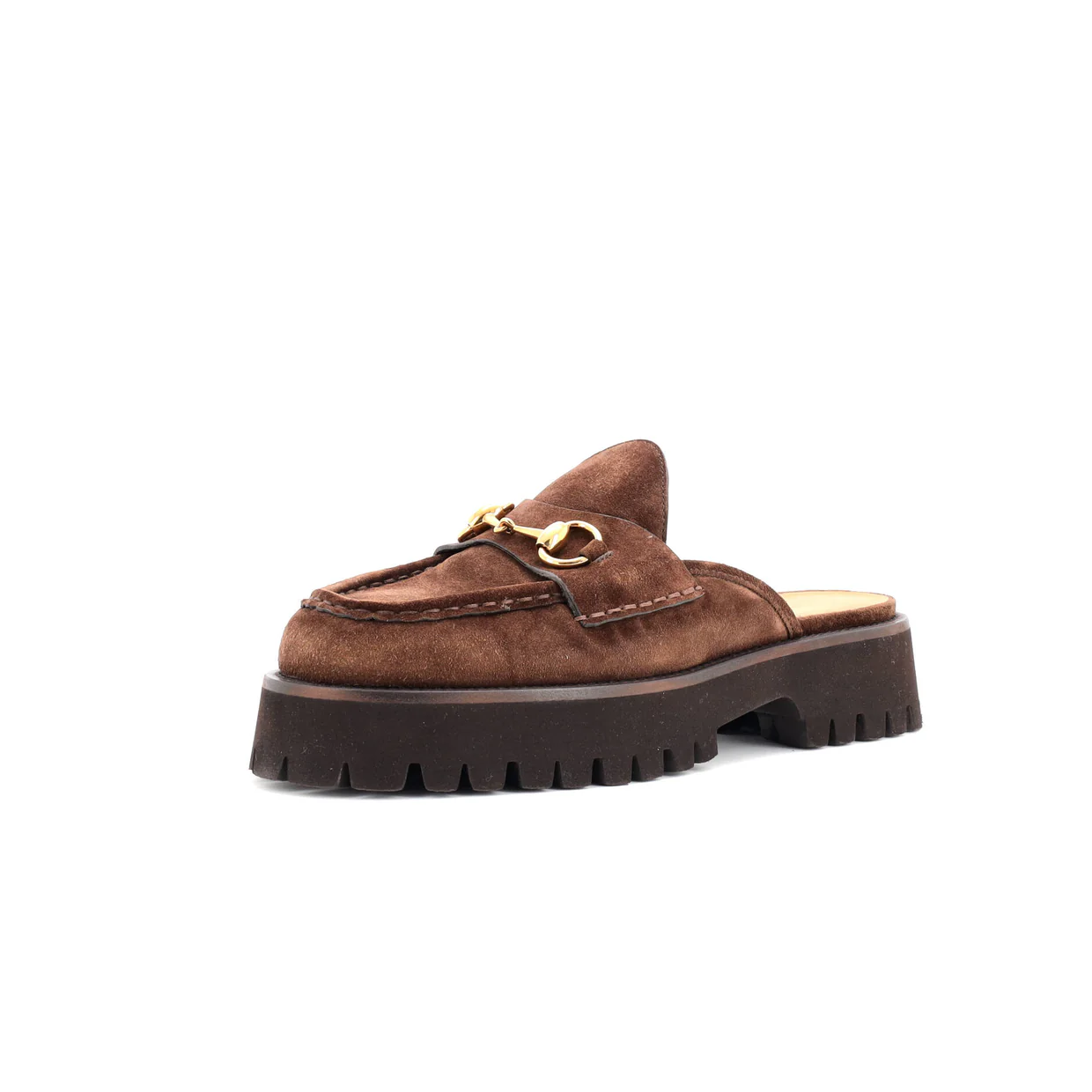 Women's Horsebit Flatform Mules Suede - Deep Luxury