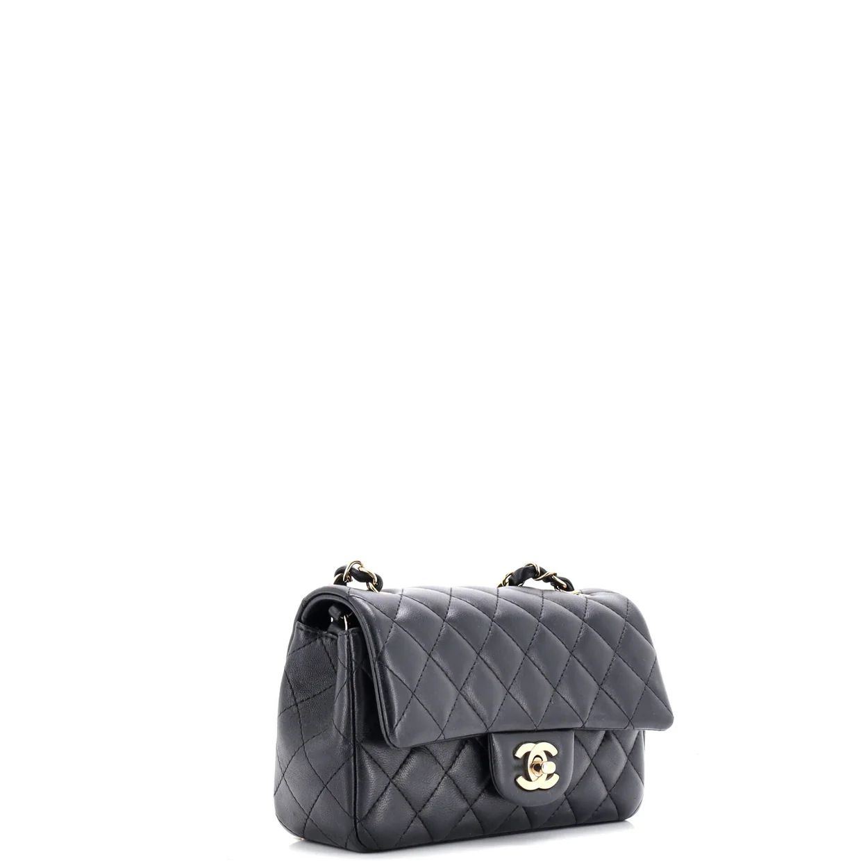 Classic Single Flap Bag Quilted Lambskin Mini - Deep Luxury