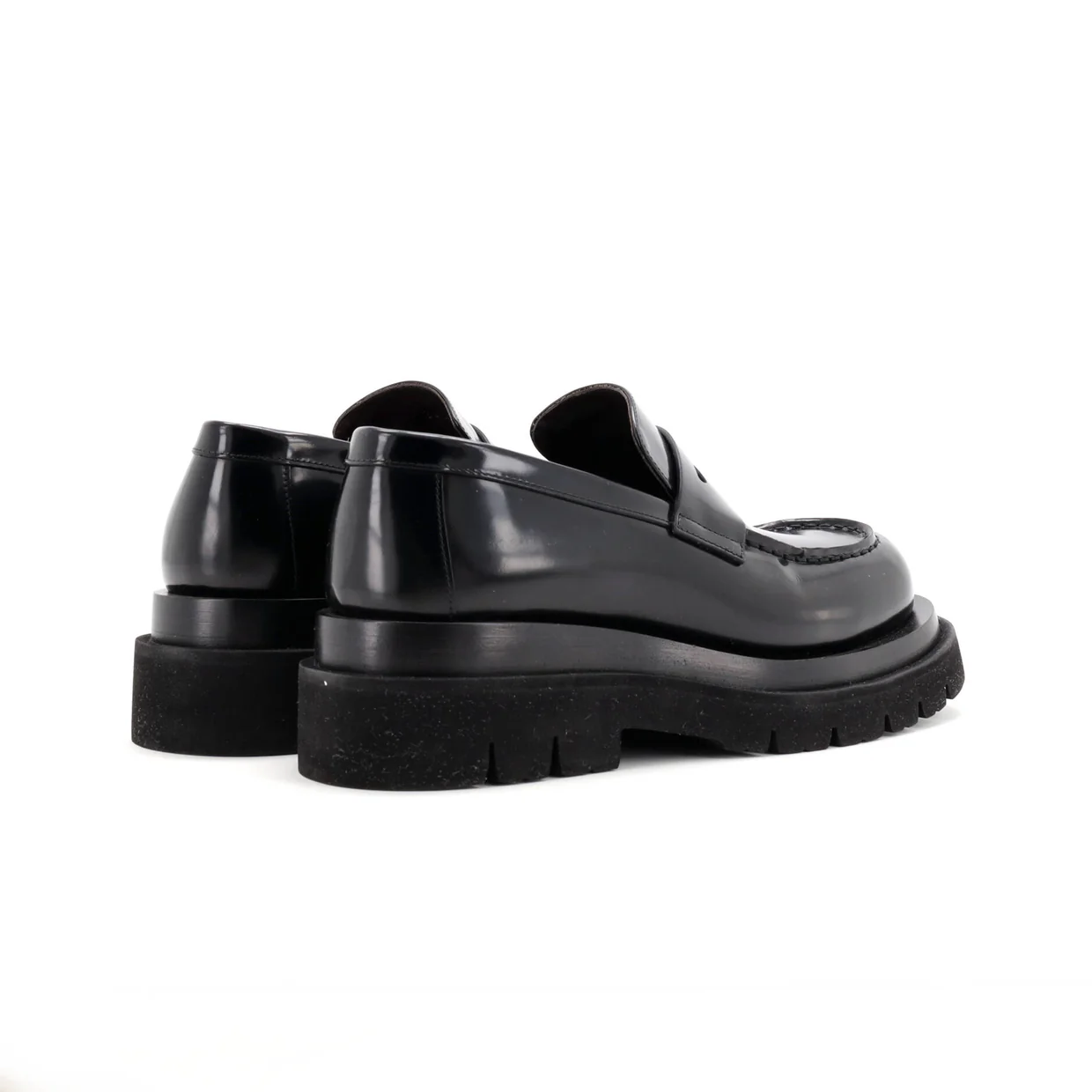 Women's Monsieur Platform Loafers Patent - Deep Luxury