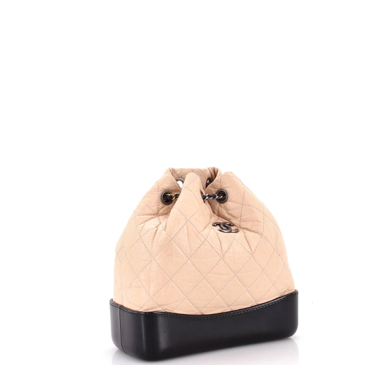 Gabrielle Backpack Quilted Aged Calfskin Small - Deep Luxury