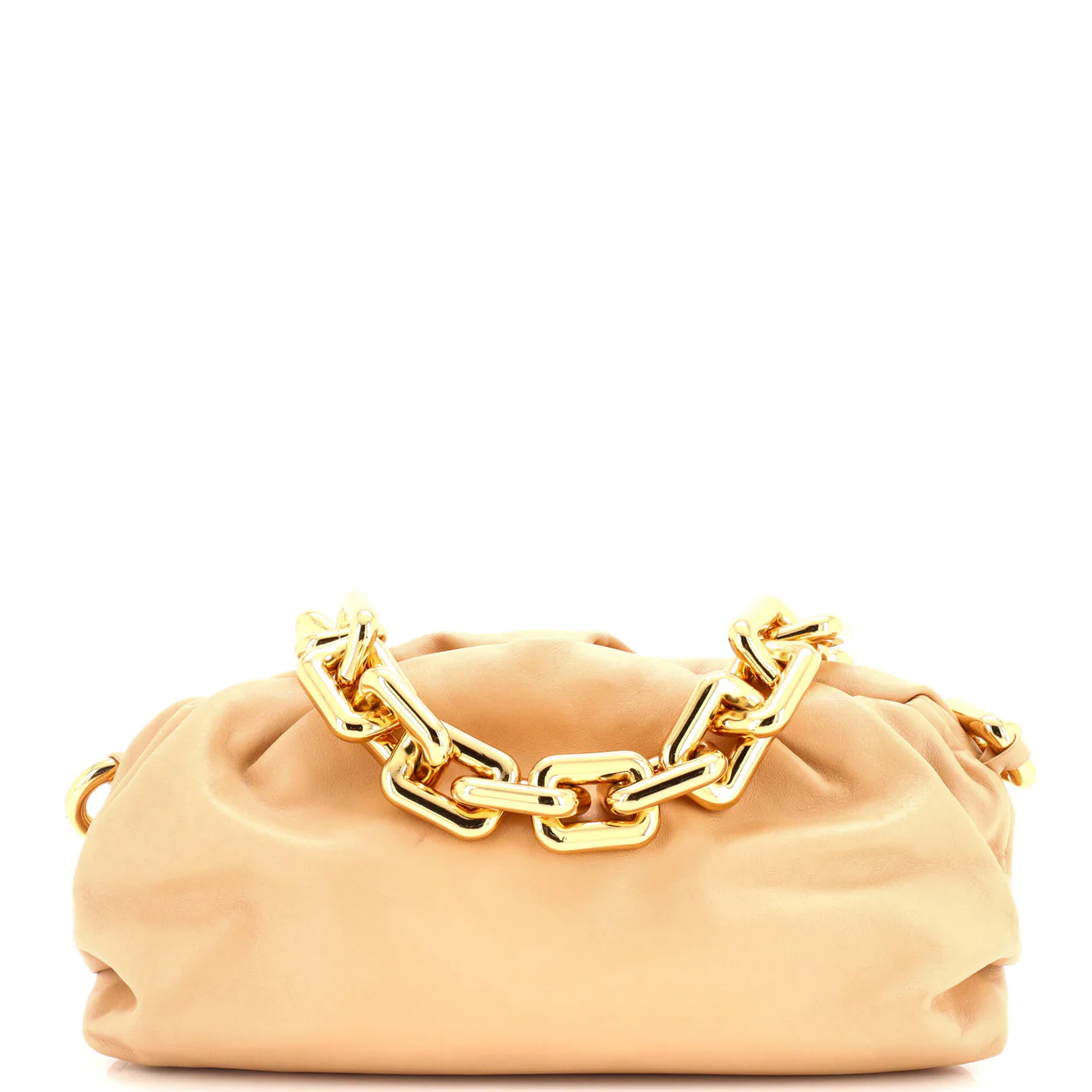 The Chain Pouch Leather Teen - Deep Luxury