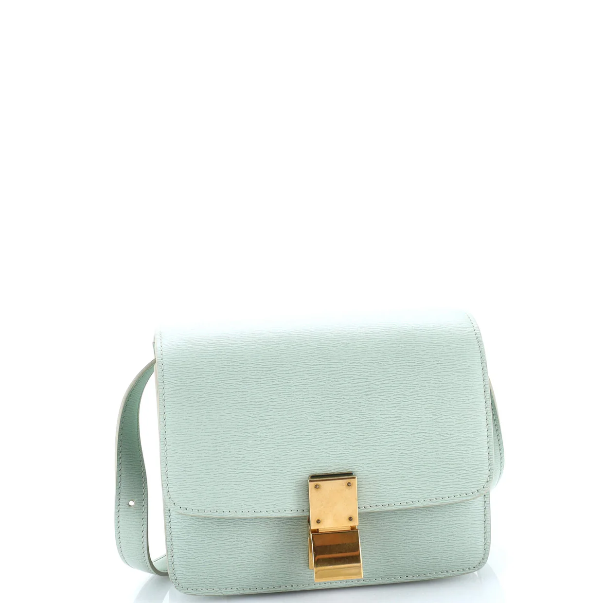 Classic Box Bag Grainy Leather Small - Deep Luxury